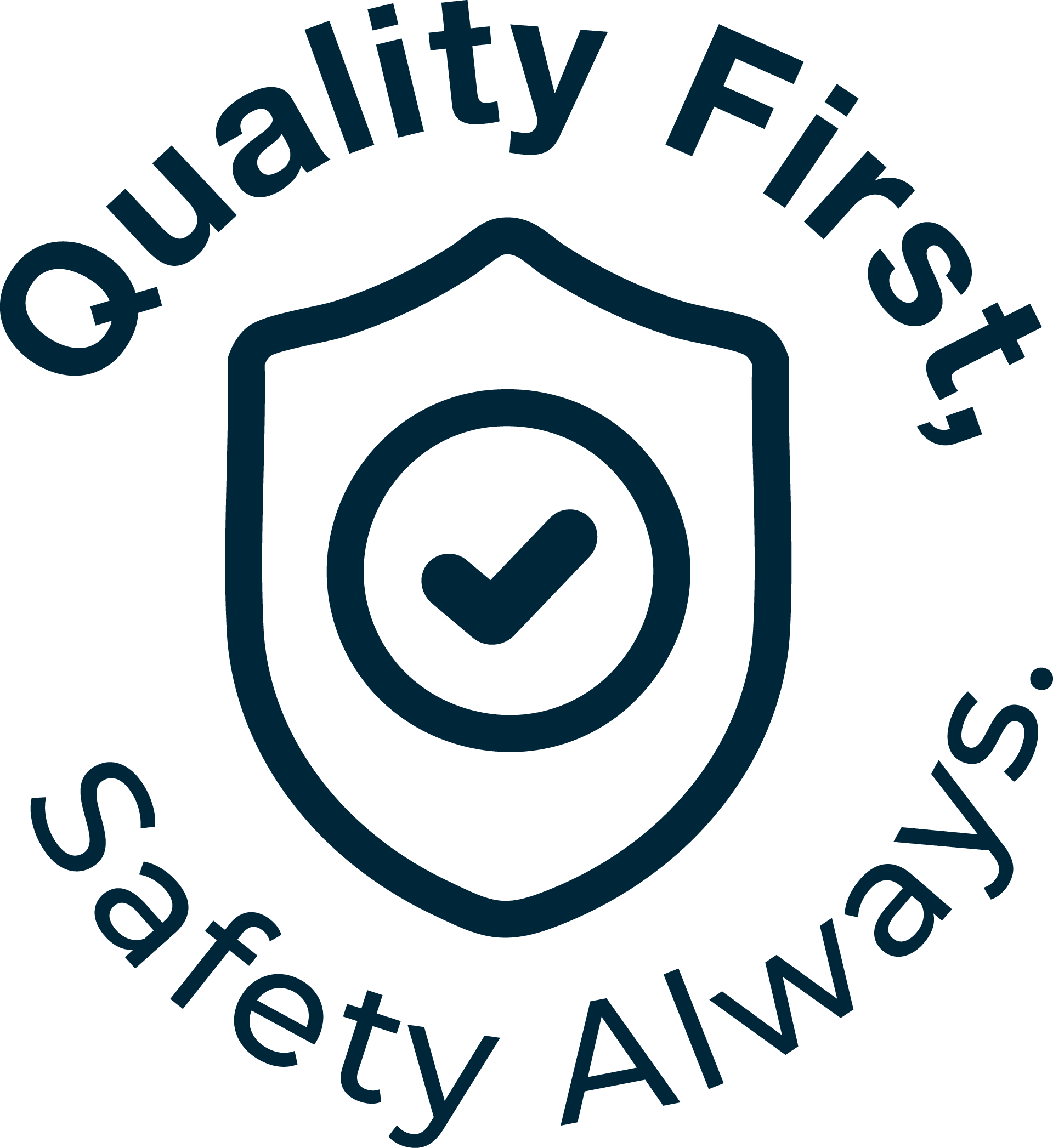 NFE Slogan seal dark blue